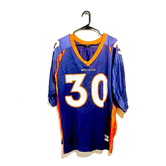 Vtg Terrell Davis Denver Broncos Team Nike Sports Authentic NFL Jersey Size L - Picture 1 of 6